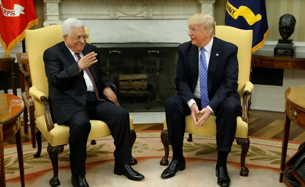 פגישת טראמפ ואבו מאזן, אתמול