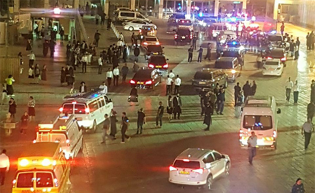 ההכנות ברחבת הכותל (דוברות המשטרה)