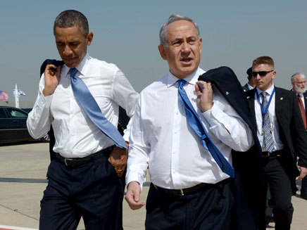 אובמה ונתניהו מורידים ז'קטים