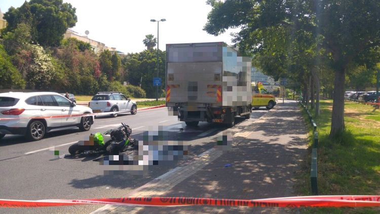 אופנוען נהרג בתל אביב