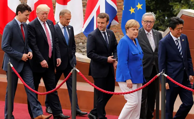 טראמפ ומנהיגי מדינות ה-G7