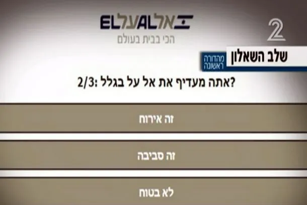 שאלה שנייה, תשובות ''מחשידות'' בעברית