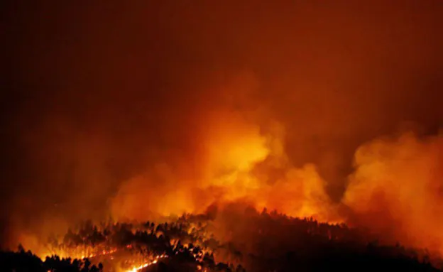 שריפות ענק בפורטוגל