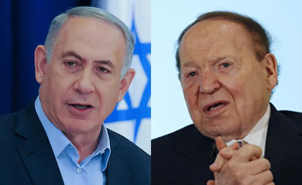 אדלסון ונתניהו. ארכיון (אפי צפריר / פלאש 90 / רויטרס)