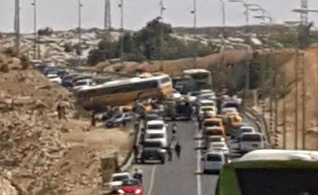 זירת התאונה