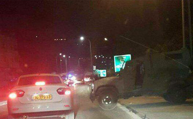 זירת הפיגוע בחלמיש (שאולי לוי)