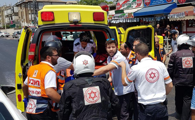 זירת הפיגוע, היום (דוברות מד''א)