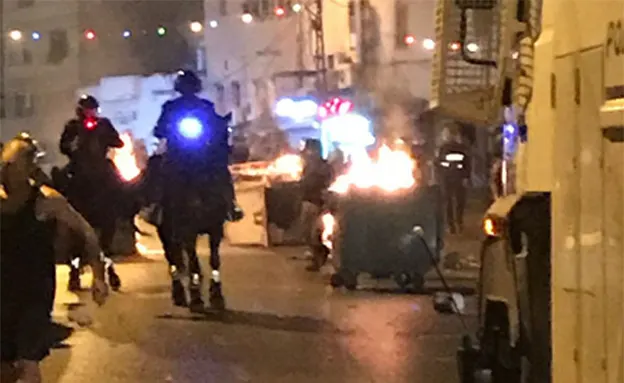 העימותים ביפו (דוברות המשטרה)