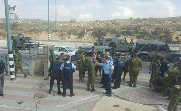 הכוח הגיב במהרה וחיסל את המחבל (דוברות המשטרה)