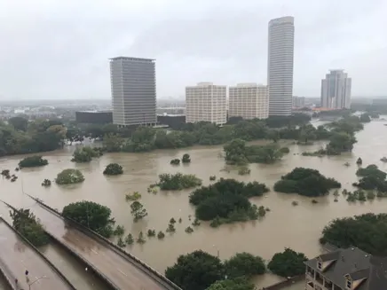 טקסס היום מתחת למים | צילום: sky news