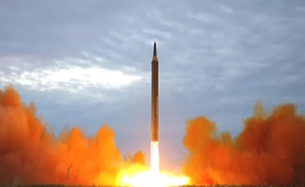 שיגור הטיל הבליסטי שביצעה צ' קוריאה (רויטרס)