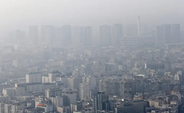 זיהום אוויר בפריז. לא רק מדינות מתפתחות (רויטרס)