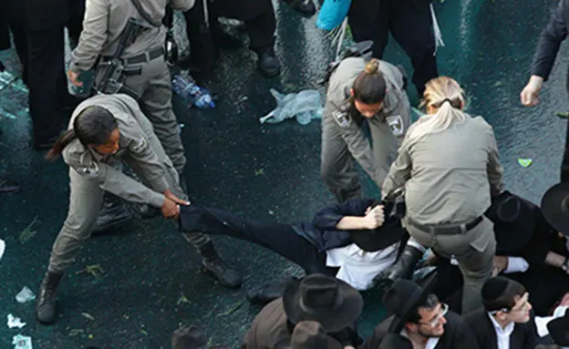 10 נעצרו במהלך ההפגנות (הלל מאיר/TPS)