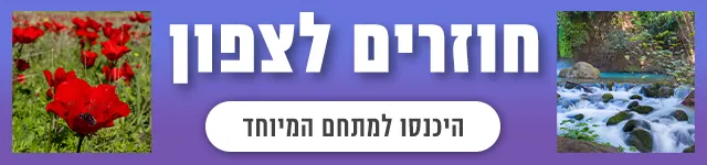 חוזרים לצפון, באנר מובייל