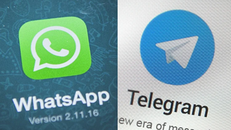 טלגרם וואטסאפ Telegram Whatsapp