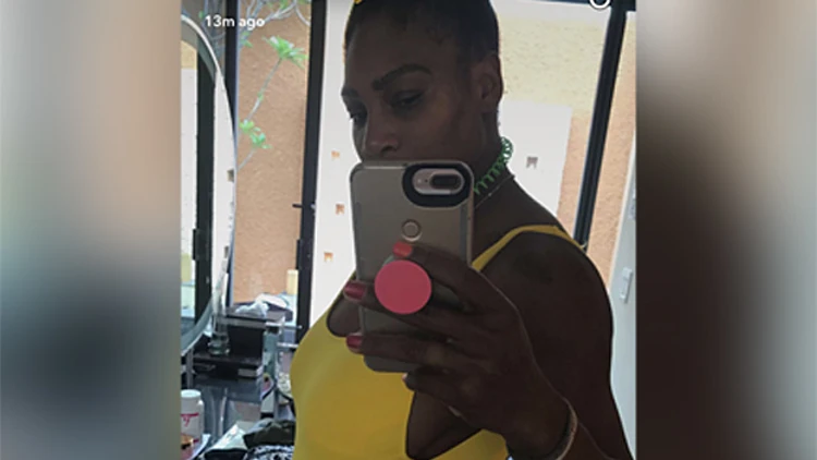 Serena Williams/SNAPCHAT