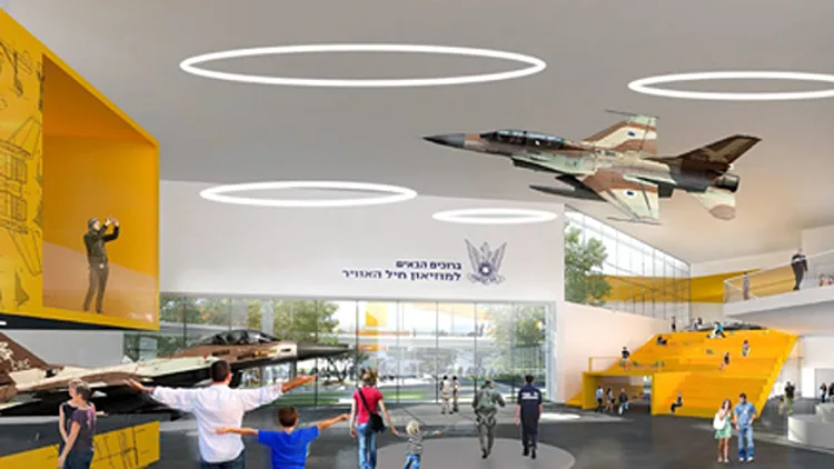 מוזיאון חיל האוויר החדש בחצרים. פנים המוזיאון (אילוסטרציה)