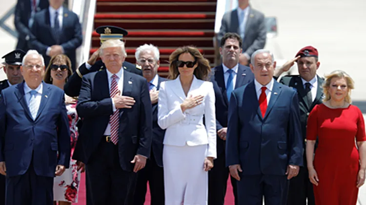 הנשיא טראמפ נחת בישראל. המנהיגים בנתב"ג