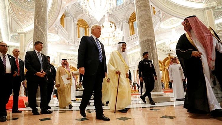 מנסה להראות הישגים? טראמפ בסעודיה