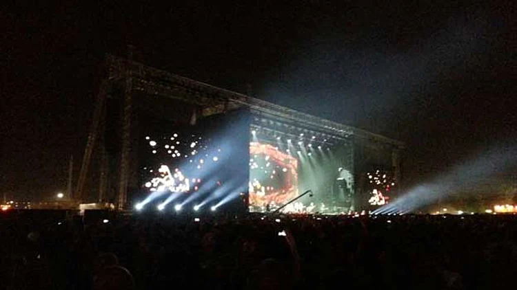 הרולינג סטונד בהופעה בפארק הירקון
