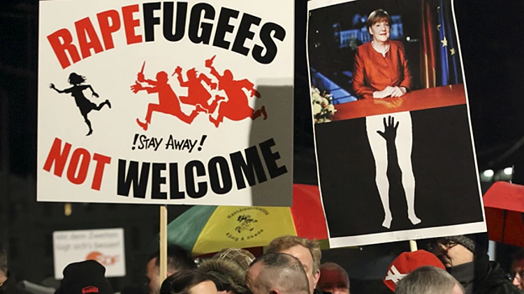 הפגנה בגרמניה נגד פליטים, ארכיון (רויטרס)