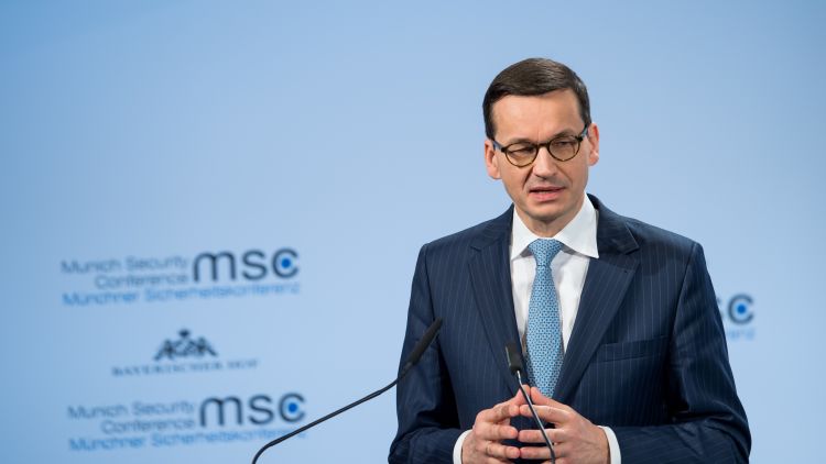 ראש ממשלת פולין, מטאוש מורבייצקי , בוועידת מינכן