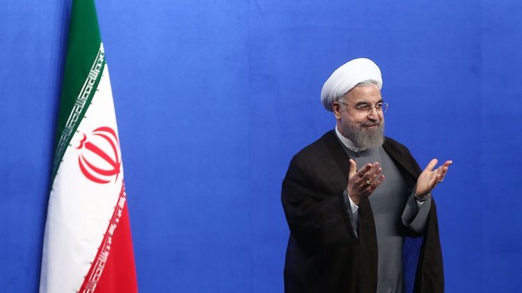 &quot;לא טראמפ ולא עשרה טראמפים אחרים יוכלו להחזיר את הגלגל אחורה&quot;. נשיא איראן רוחאני (ארכיון)