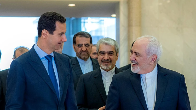 פגישה בין שר החוץ האיראני לנשיא סוריה