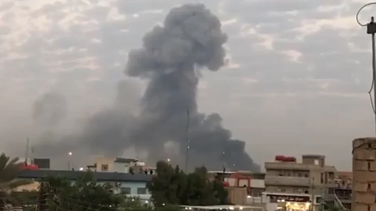 פיצוץ במחסן נשק בבגדד