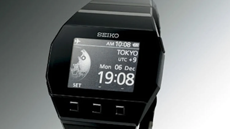שעון יד Seiko future now עם מסך דיו אלקטרונית