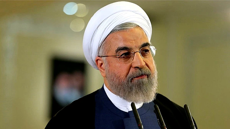 נשיא איראן, חסן רוחאני, בהצהרה על הסכם הגרעין