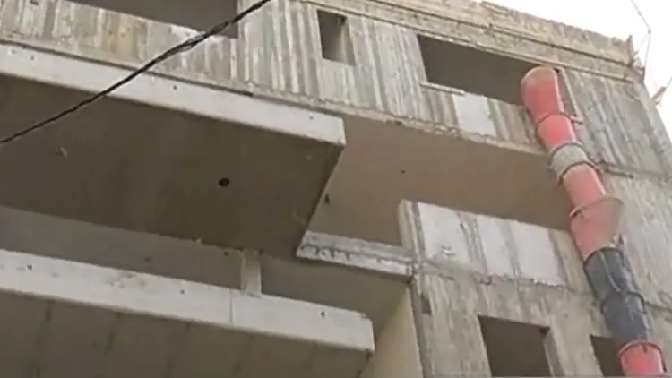 בניין ברחוב פיארברג בתל אביב, בו נפלו ארבעה פועלים לפיר מעלית