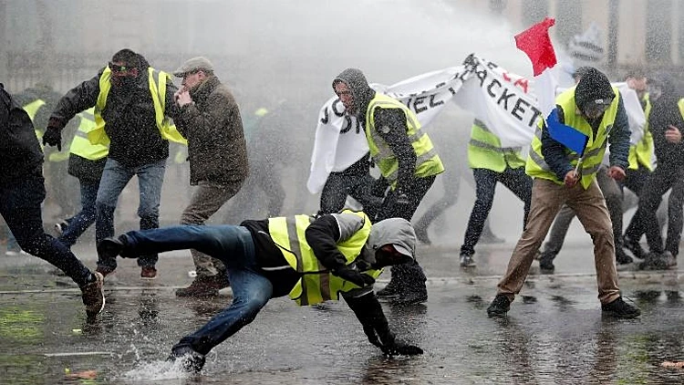 הפגנות בפריז, צרפת