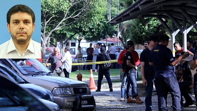 מהנדס חמאס פאדי אלבטש על רקע הזירה שבה חוסל במלזיה (חדשות עשר)