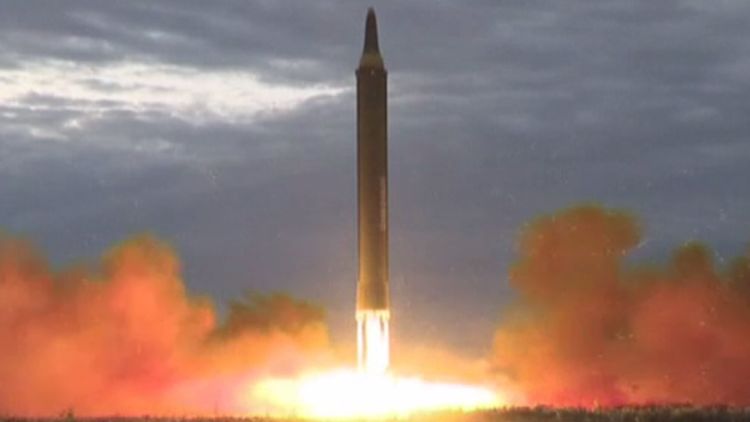 שיגור הטיל הבליסטי של קוריאה הצפונית אל מעל יפן