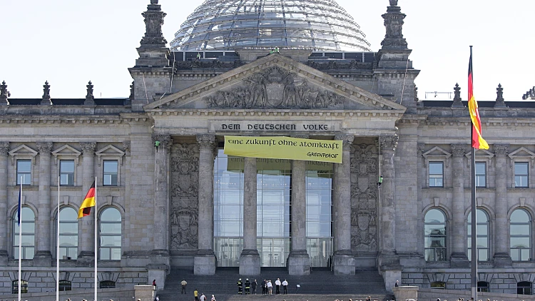 בניין הרייכסטאג - הפרלמנט הגרמני בברלין