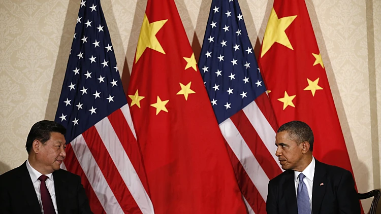 נשיא ארה"ב, ברק אובמה, ונשיא סין, שי ג'ינפינג