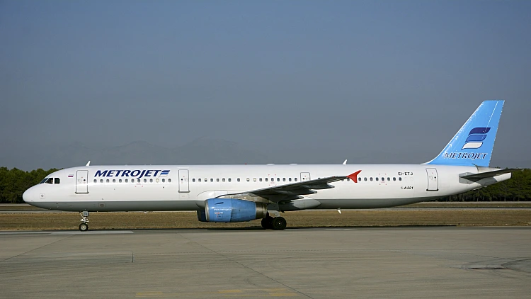 המטוס מסוג "איירבאס A-321" של חברת התעופה הרוסית "קוגליימביה", אשר התרסק בסיני