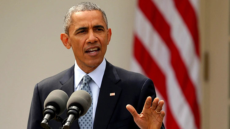 נשיא ארה"ב, ברק אובמה, מגיב למתווה הסכם הגרעין