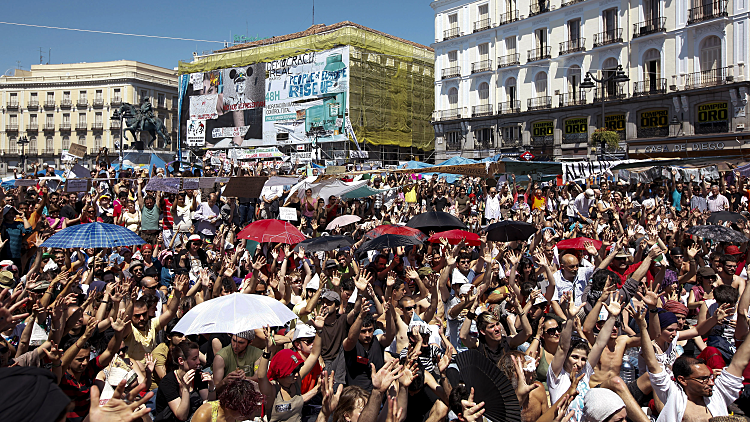 הפגנות בספרד