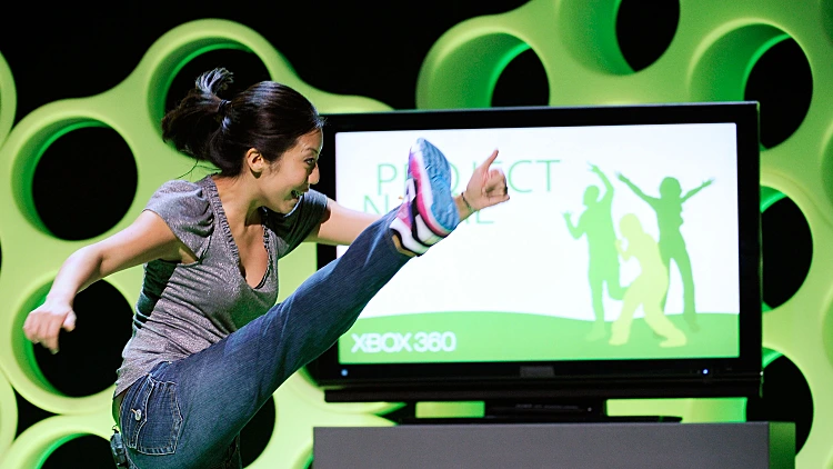 הדגגמה של מיקרוסופט קינקט בתערוכת המשחקים E3 של 2010