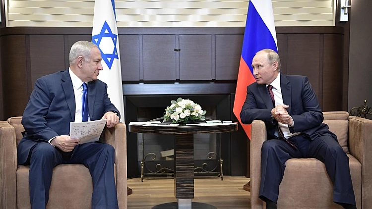 פגישת ראש הממשלה בנימין נתניהו והנשיא ולדימיר פוטין