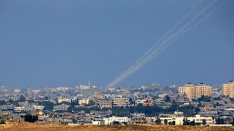 ירי רקטות מעזה לעבר ישראל