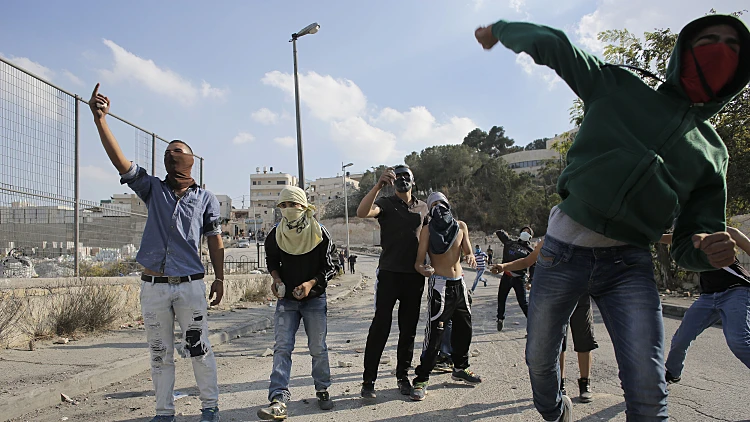 מפגינים פלסטינים בירושלים