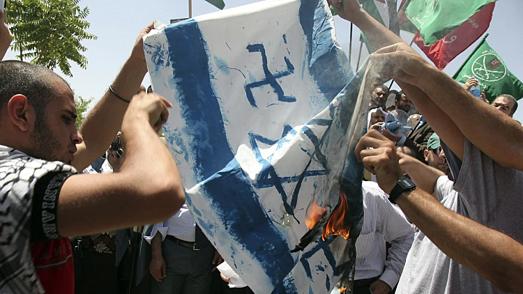 שריפת דגלי ישראל בעמאן, ירדן