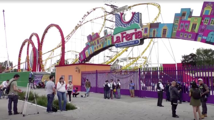 פארק השעשועים במקסיקו בו קרתה תאונת רכבת הרים