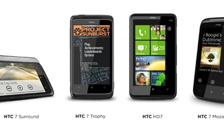 טלפון Windows 7 Phone שהושק: ארבעה מטלפוני HTC