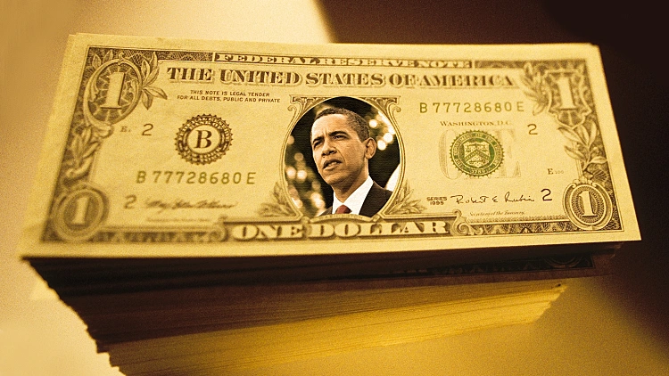 ברק אובמה על שטר של דולר