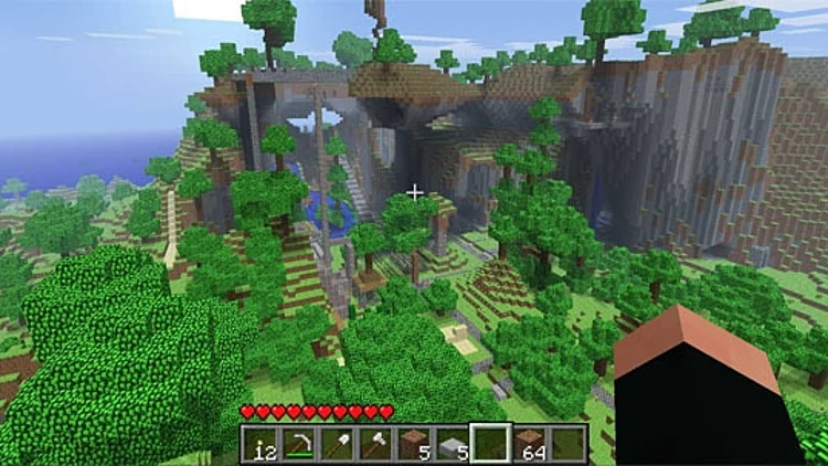 צילום מסך מתוך Minecraft BETA