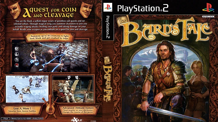 עטיפה של גרסת PS2 של The Bard's Tale